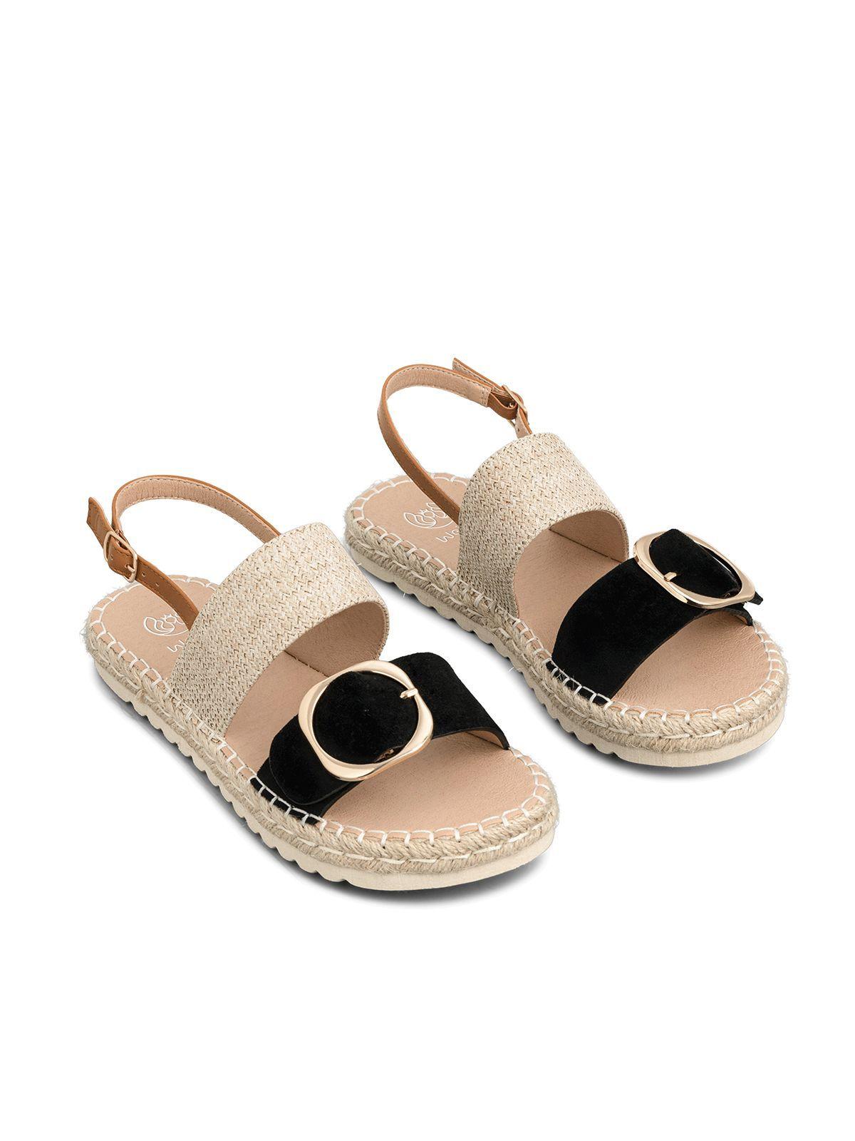 Sandalia Casual Con Cierre De Hebilla Mujer Weide QIU363-2