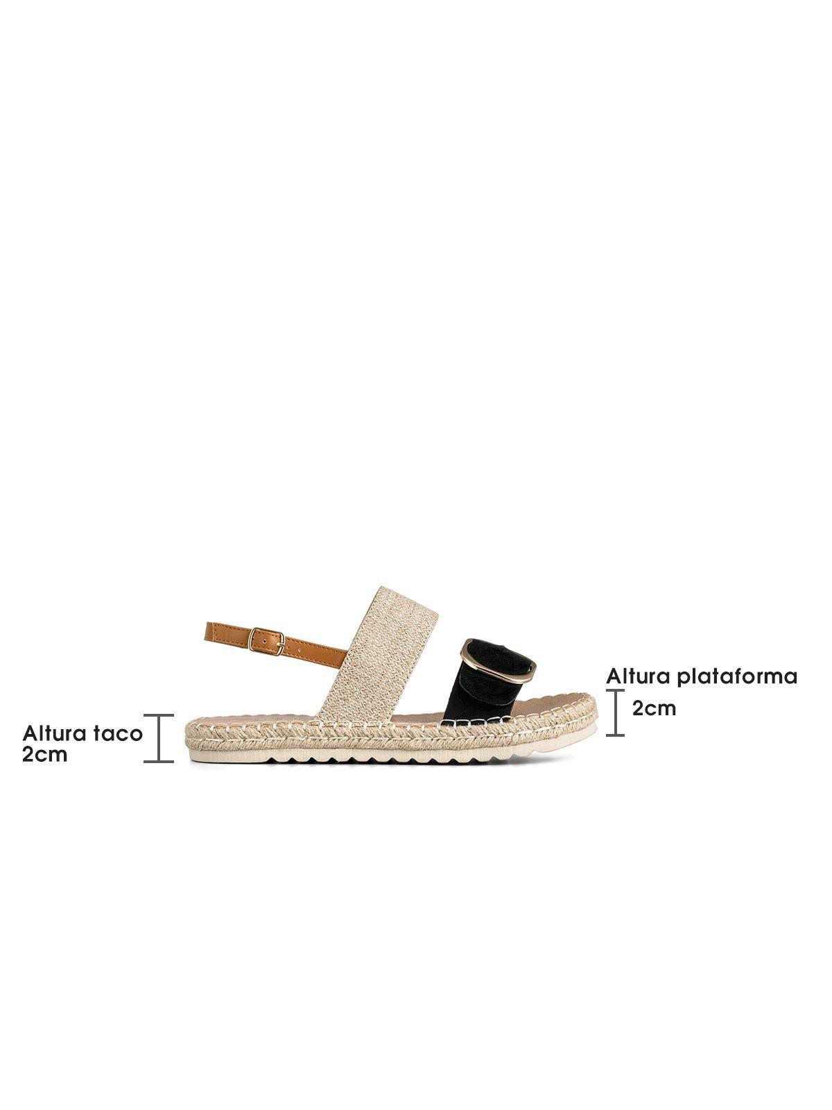 Sandalia Casual Con Cierre De Hebilla Mujer Weide QIU363-4