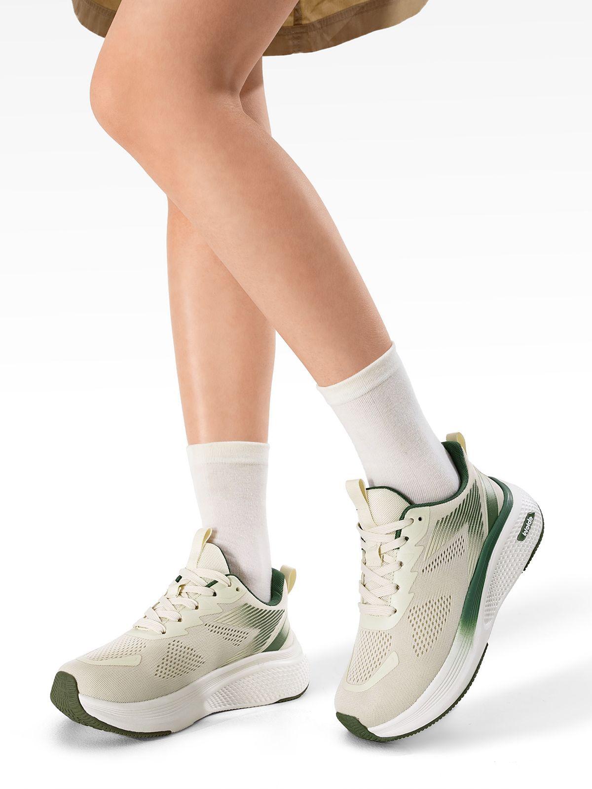 Zapatillas Urbanas Mujer Plataforma Malla PU Weide XJH70-1