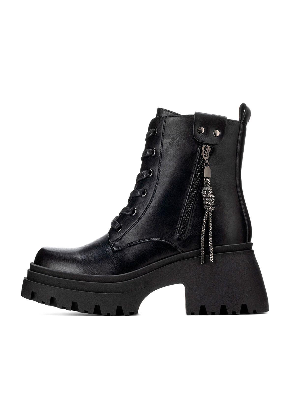 Botin Negro Casual Mujer Weide DH69-2