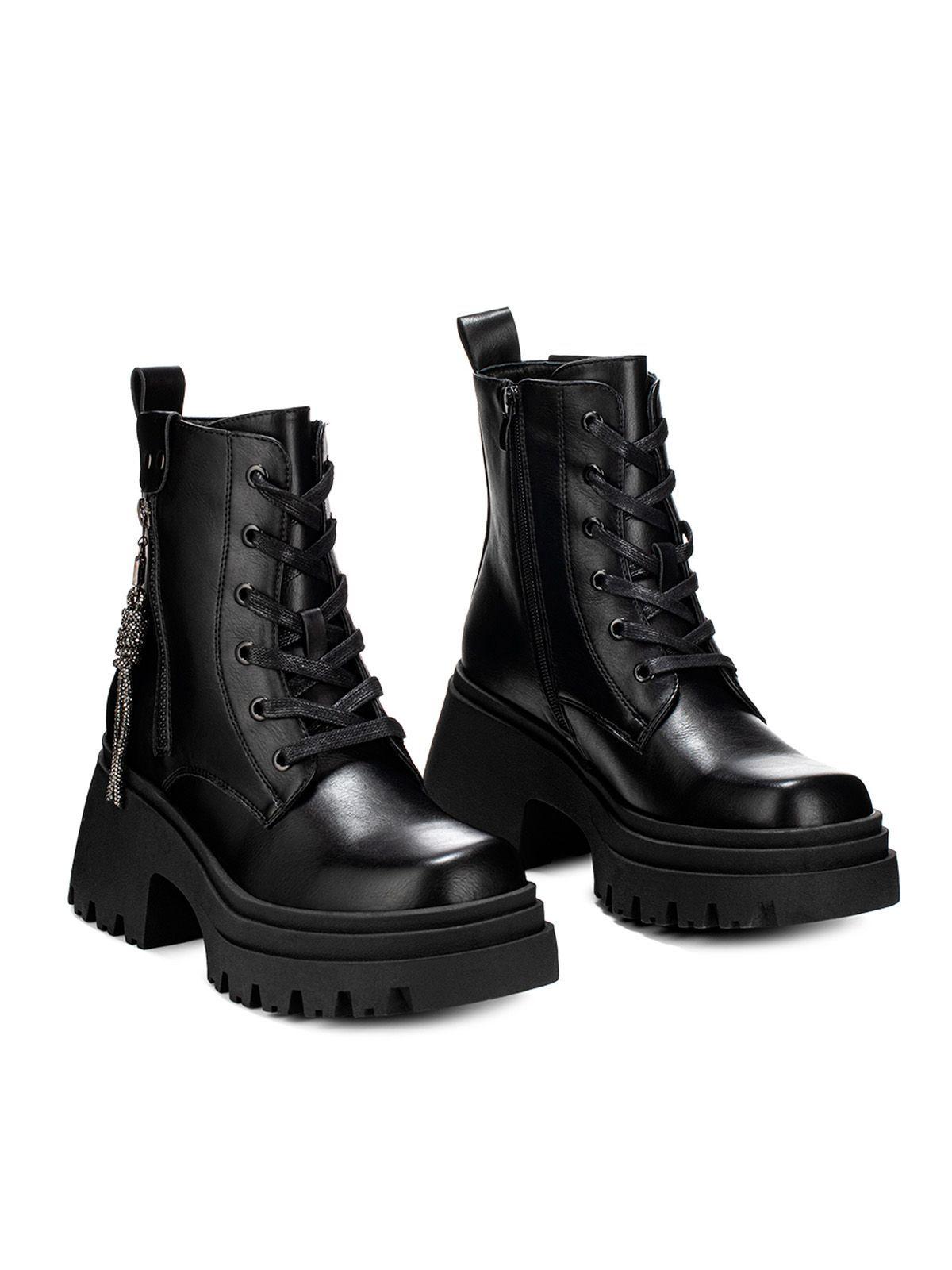 Botin Negro Casual Mujer Weide DH69-3