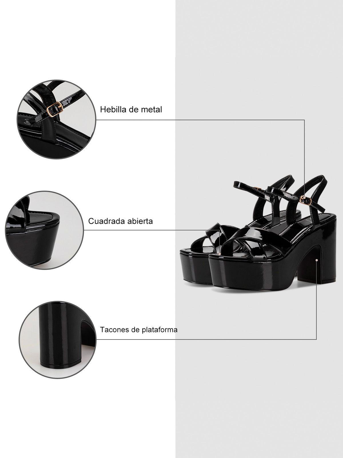 Sandalias Aida Negro Weide-7