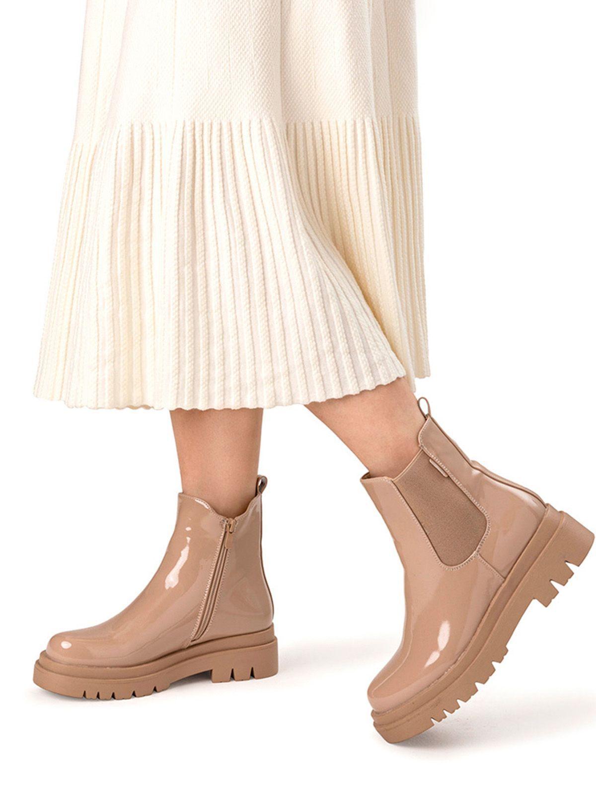 Botin Mujer Marimar Caqui Weide-1