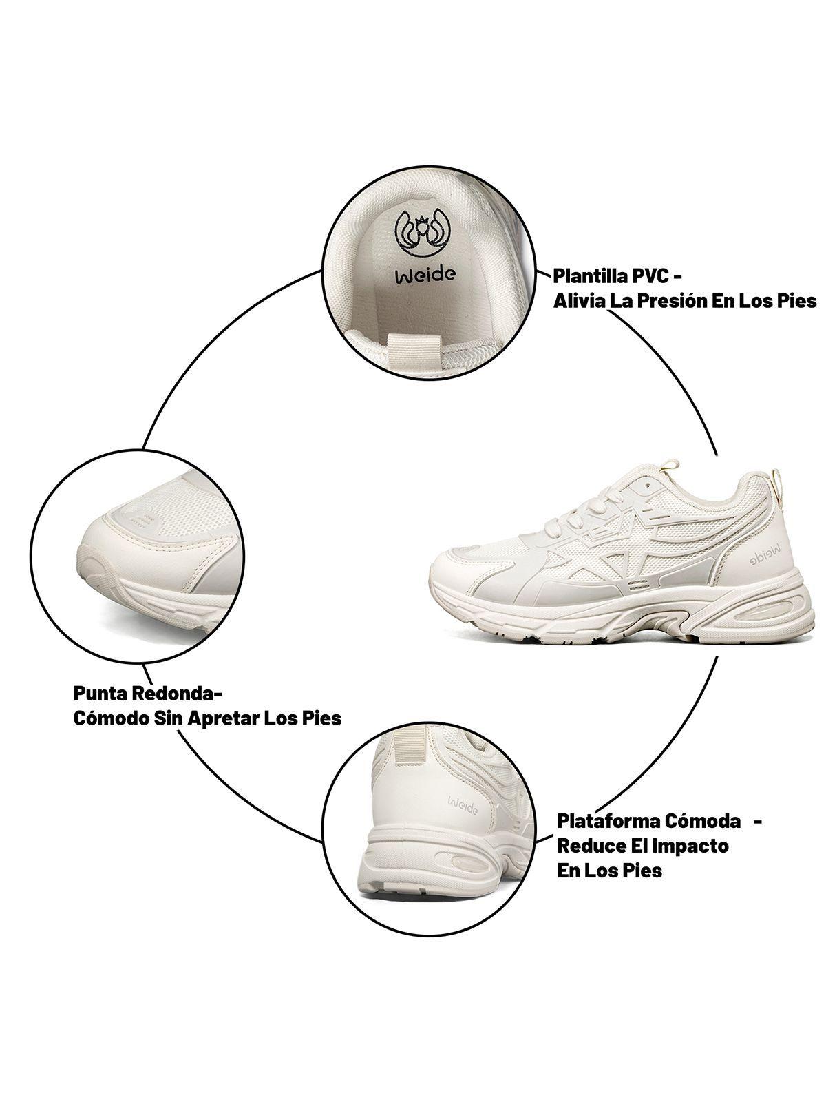 Zapatilla Casual Mujer Urbana Deportiva Comodo Weide TFA303-7