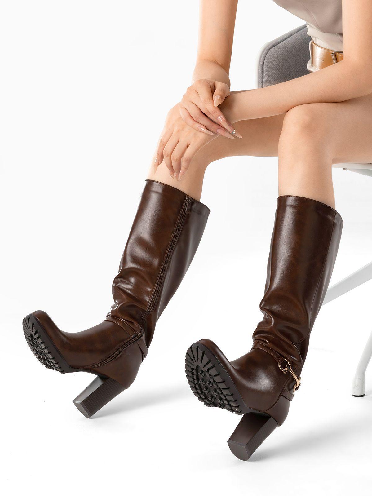 Bota Marron Casual Mujer Weide QBM01-2