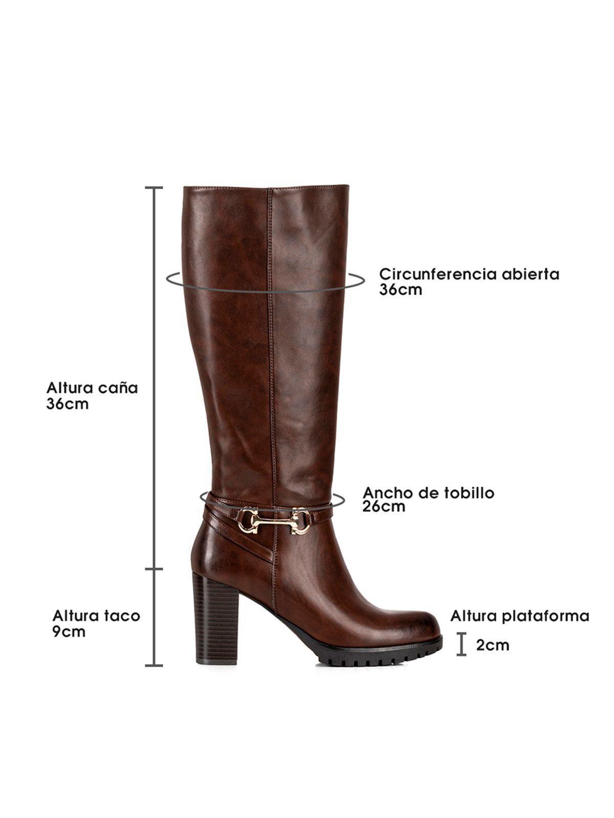 Bota Marron Casual Mujer Weide QBM01-5
