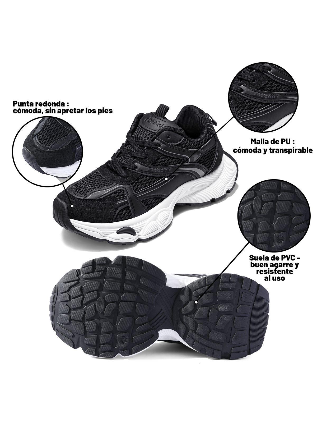 Zapatillas Malla PU Mujer Plataforma Weide SL80-5