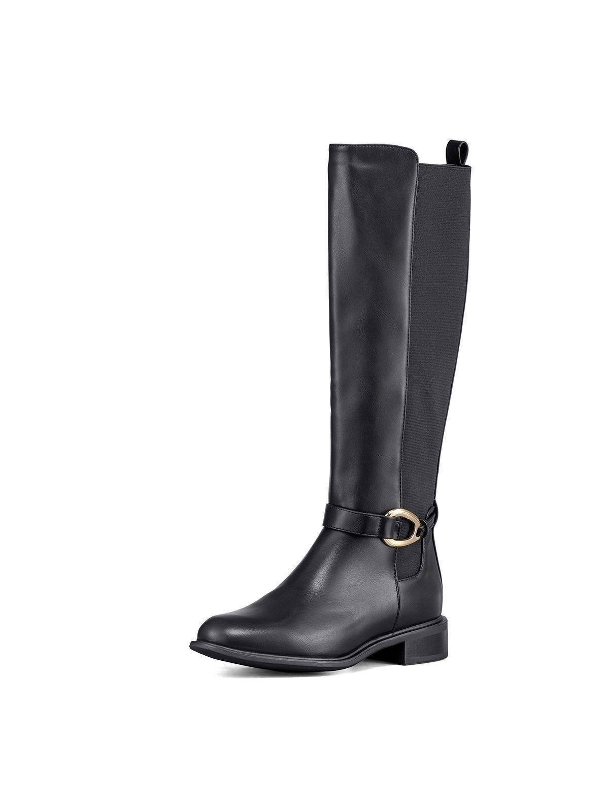 Bota Larga Mujer Casual Eco Cuero Moda Clasico Weide ZS70-0