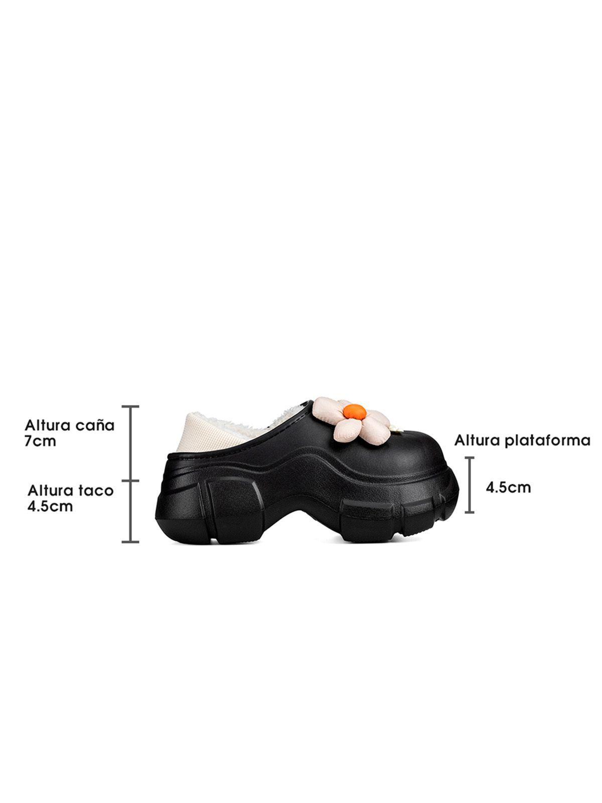 Zueco Negro Casual Mujer Weide GH120-5