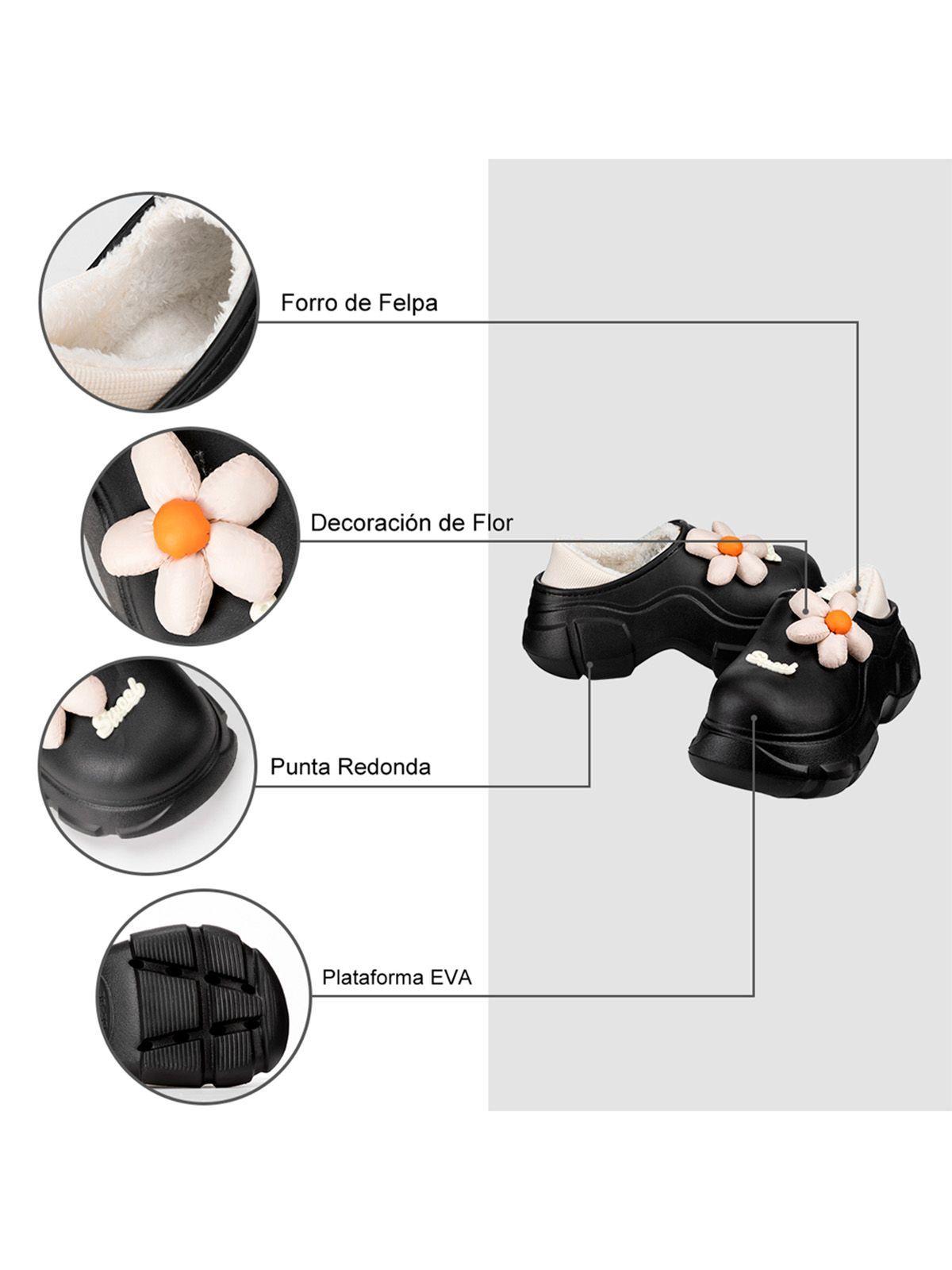 Zueco Negro Casual Mujer Weide GH120-6