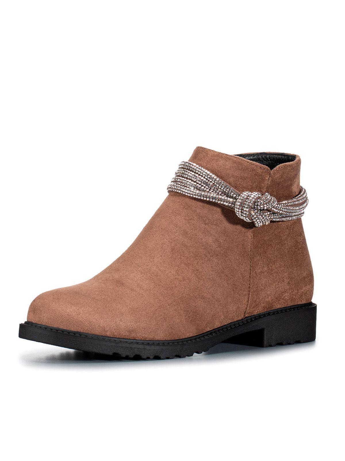 Botin Caqui Casual Mujer Weide GH109-0