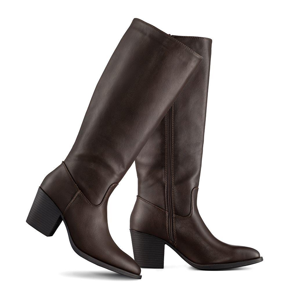 Bota Taco Mujer Casual PU Weide CZY658-5