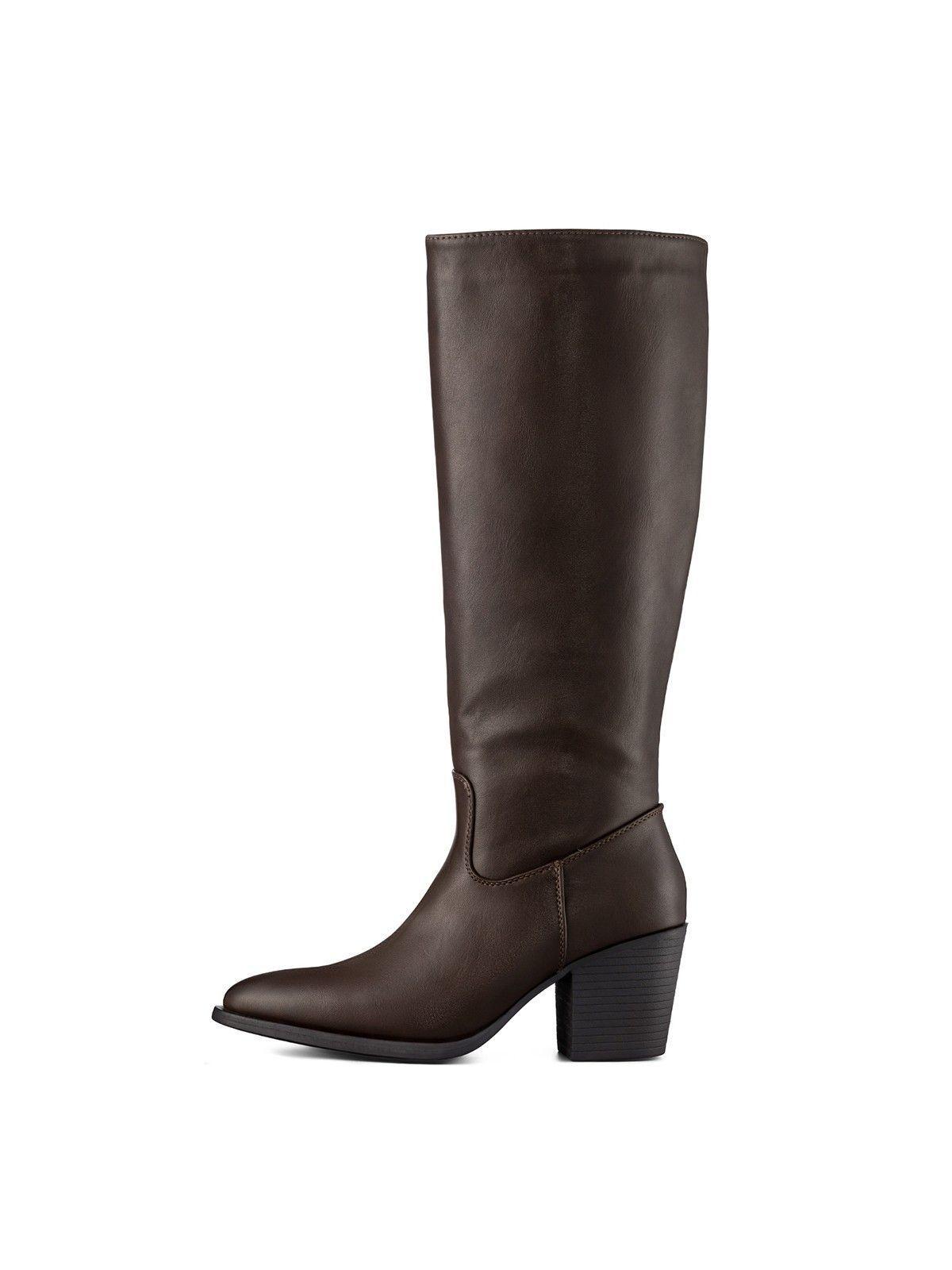 Bota Taco Mujer Casual PU Weide CZY658-4