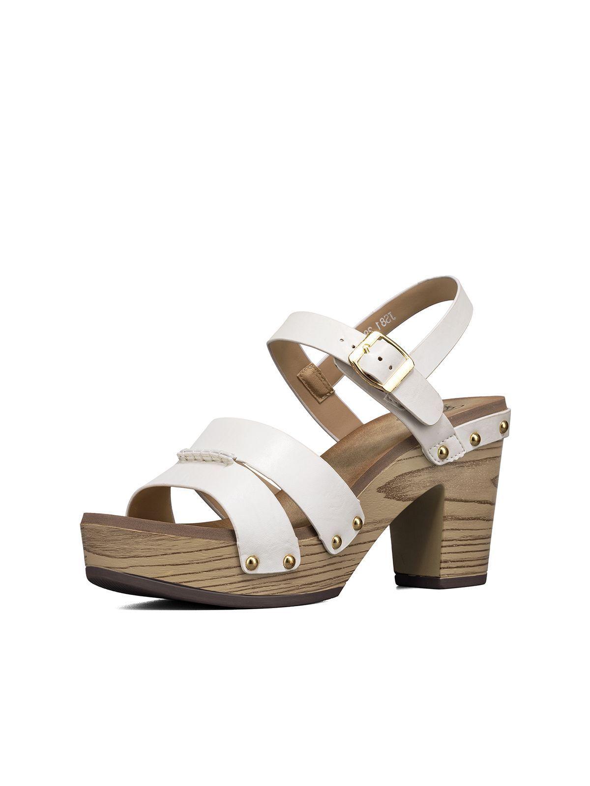 Sandalia Casual Taco Grueso Vintage Mujer Weide JS81-0