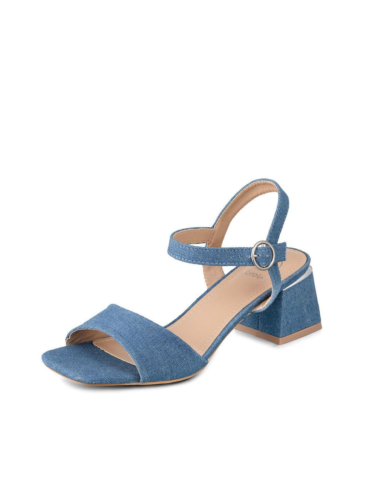 Sandalias Taco Medio Casual Mujer Moda Fiesta Weide LT139-0