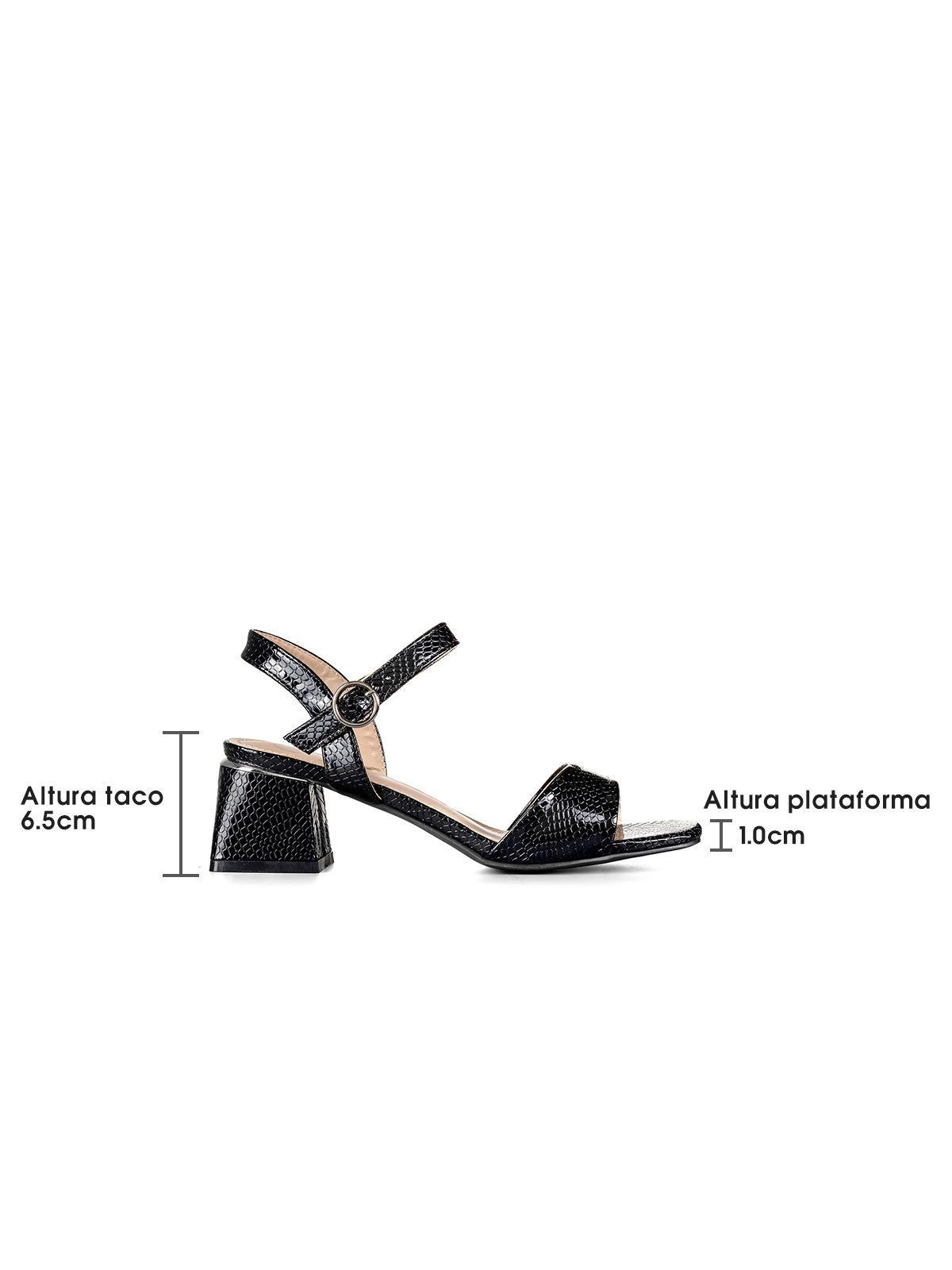 Sandalias Taco Medio Casual Mujer Moda Fiesta Weide LT139-4