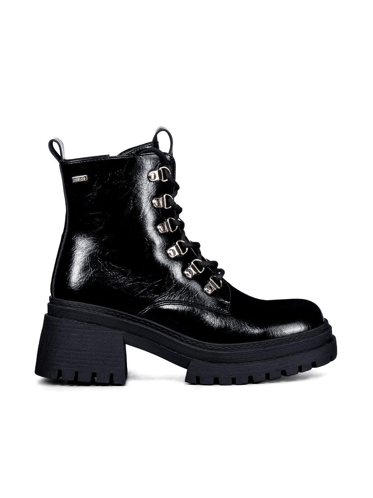 Botin Casual Mujer Eco Cuero Clasico Moda Weide DH85-4