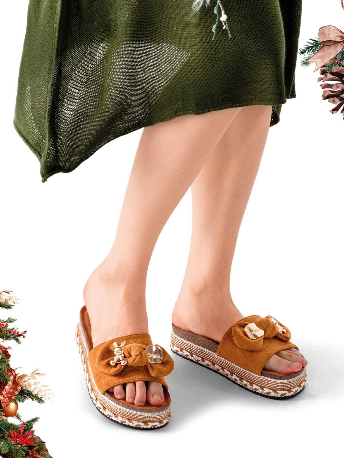 Sandalias Chalas Moda Vintage Hebilla Mujer Weide QIU360-5