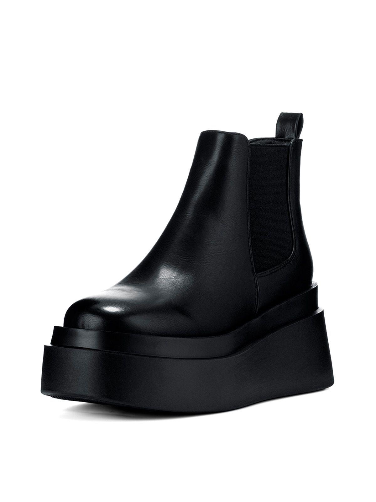 Botin Negro Casual Mujer Weide CZY587-0