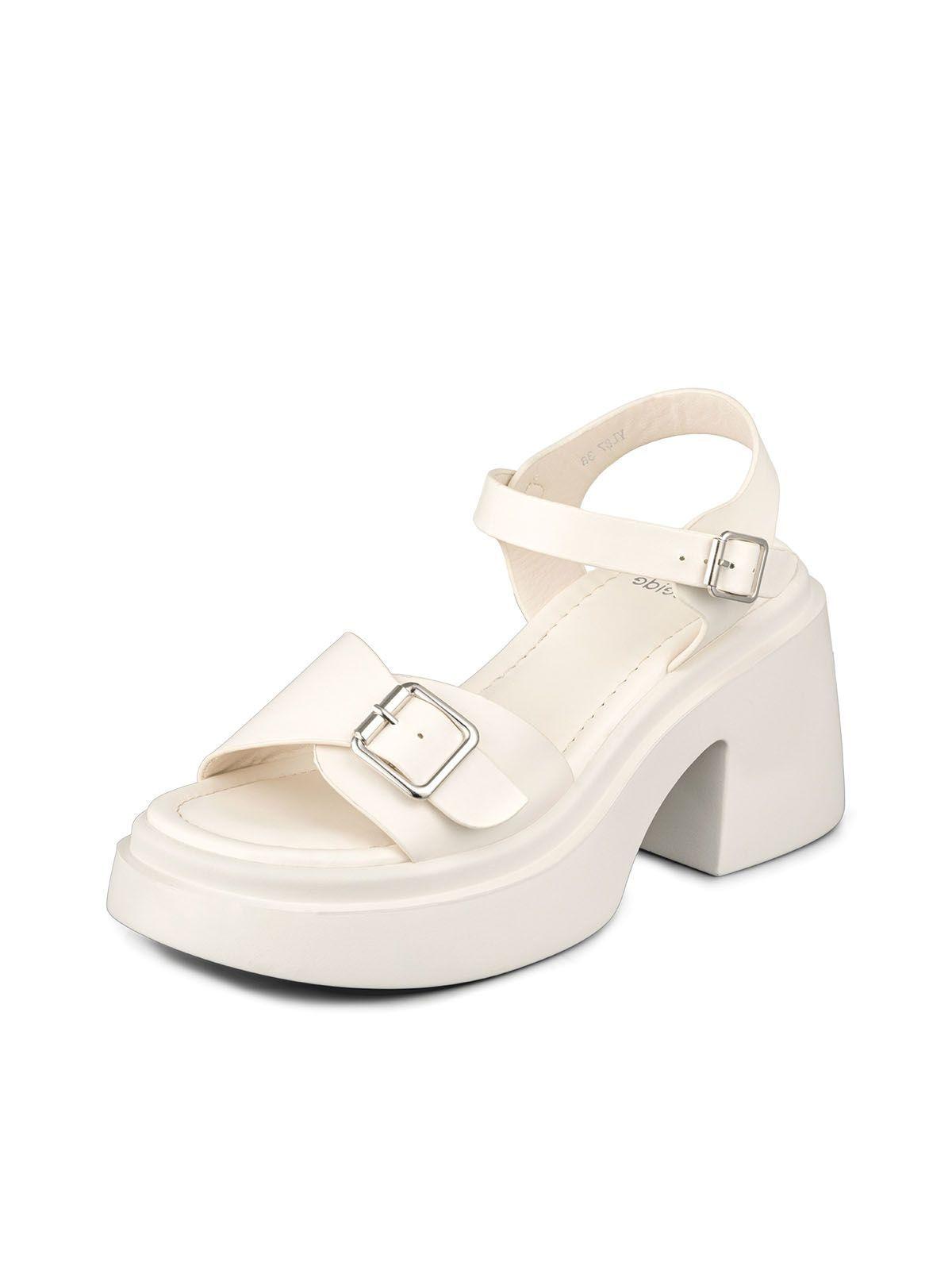 Sandalias Casual Mujer Con Plataforma y Hebilla Weide YL87-0