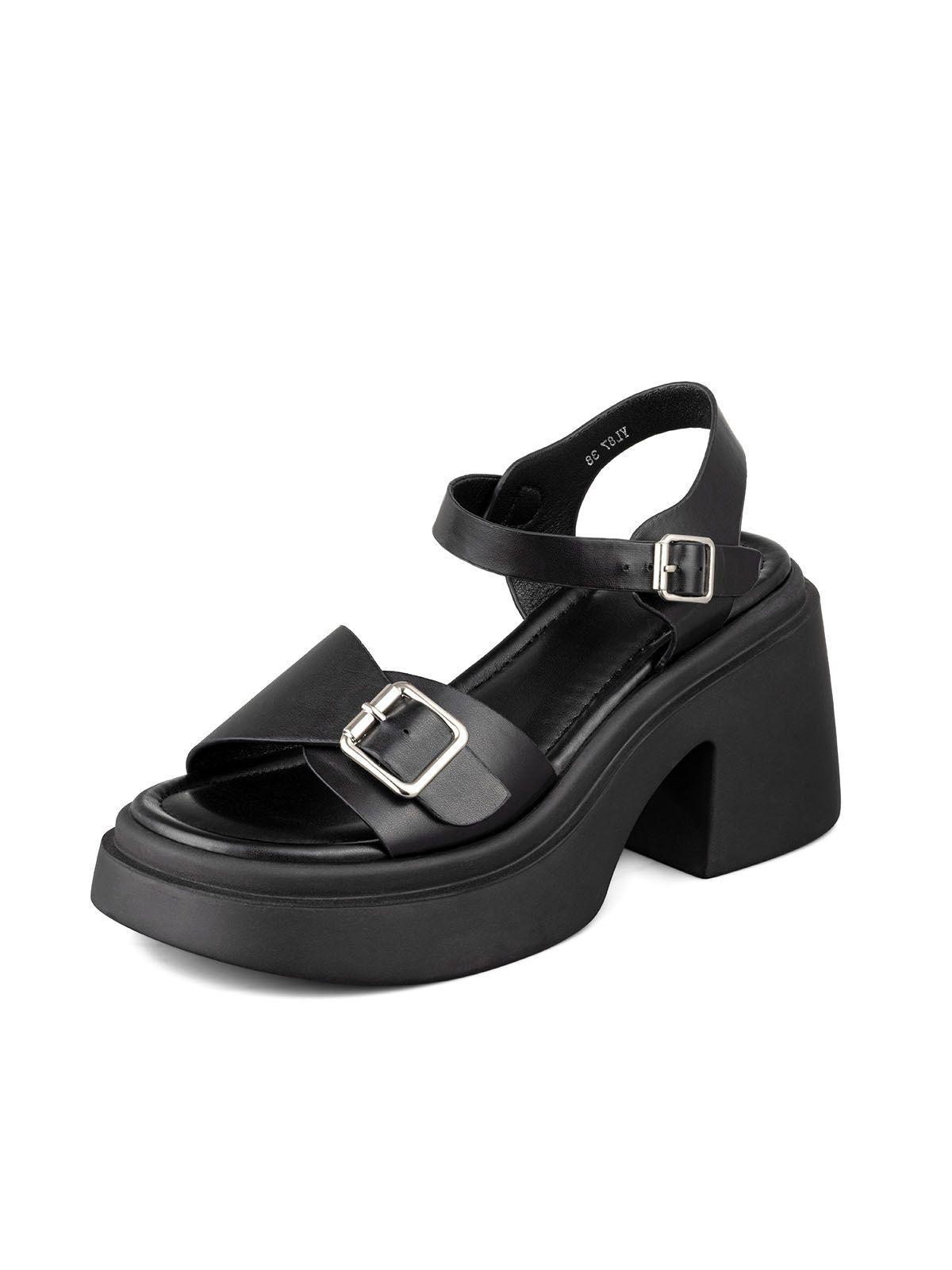 Sandalias Casual Mujer Con Plataforma y Hebilla Weide YL87-0