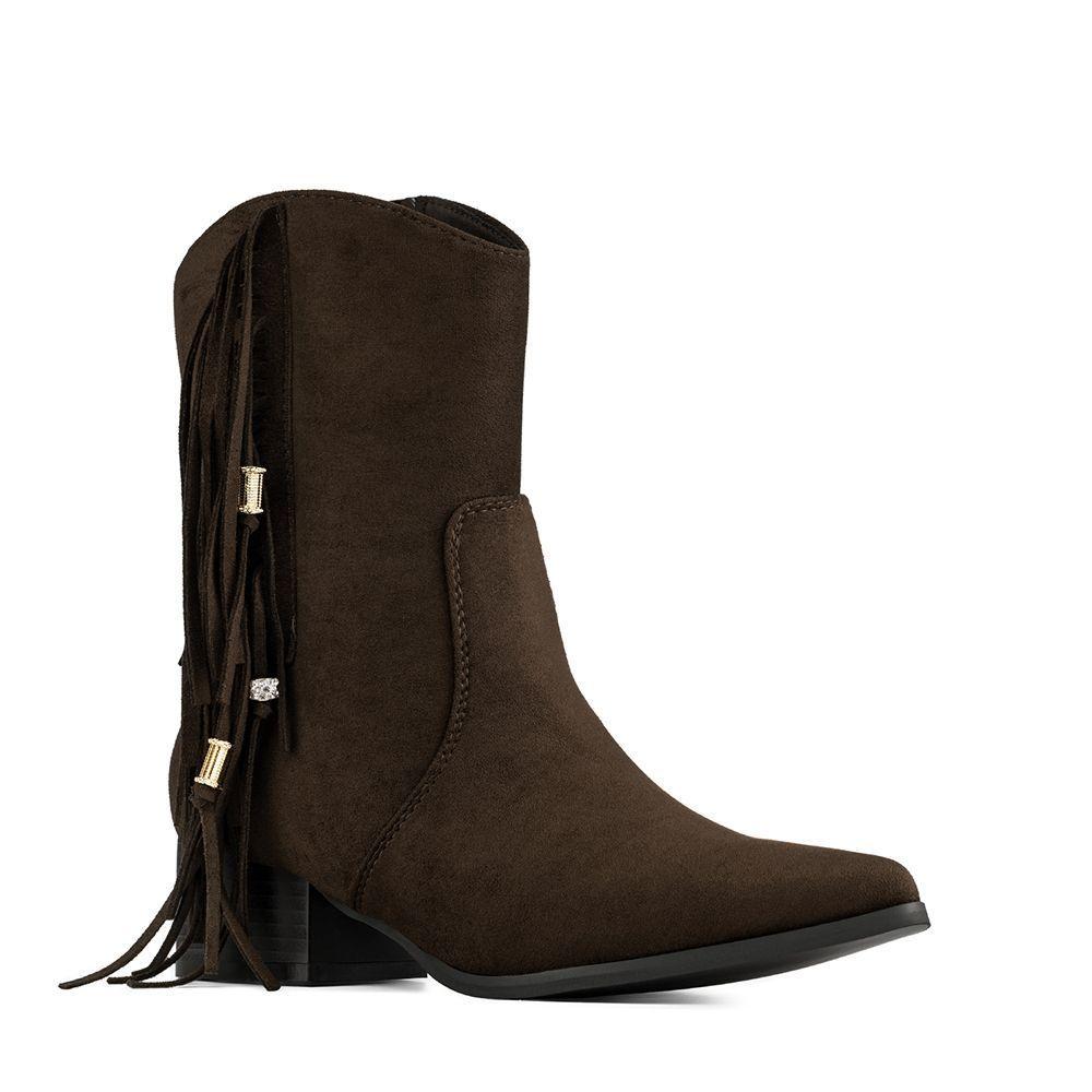 Botín Taco Mujer Casual PU Textil Weide CZY661-6