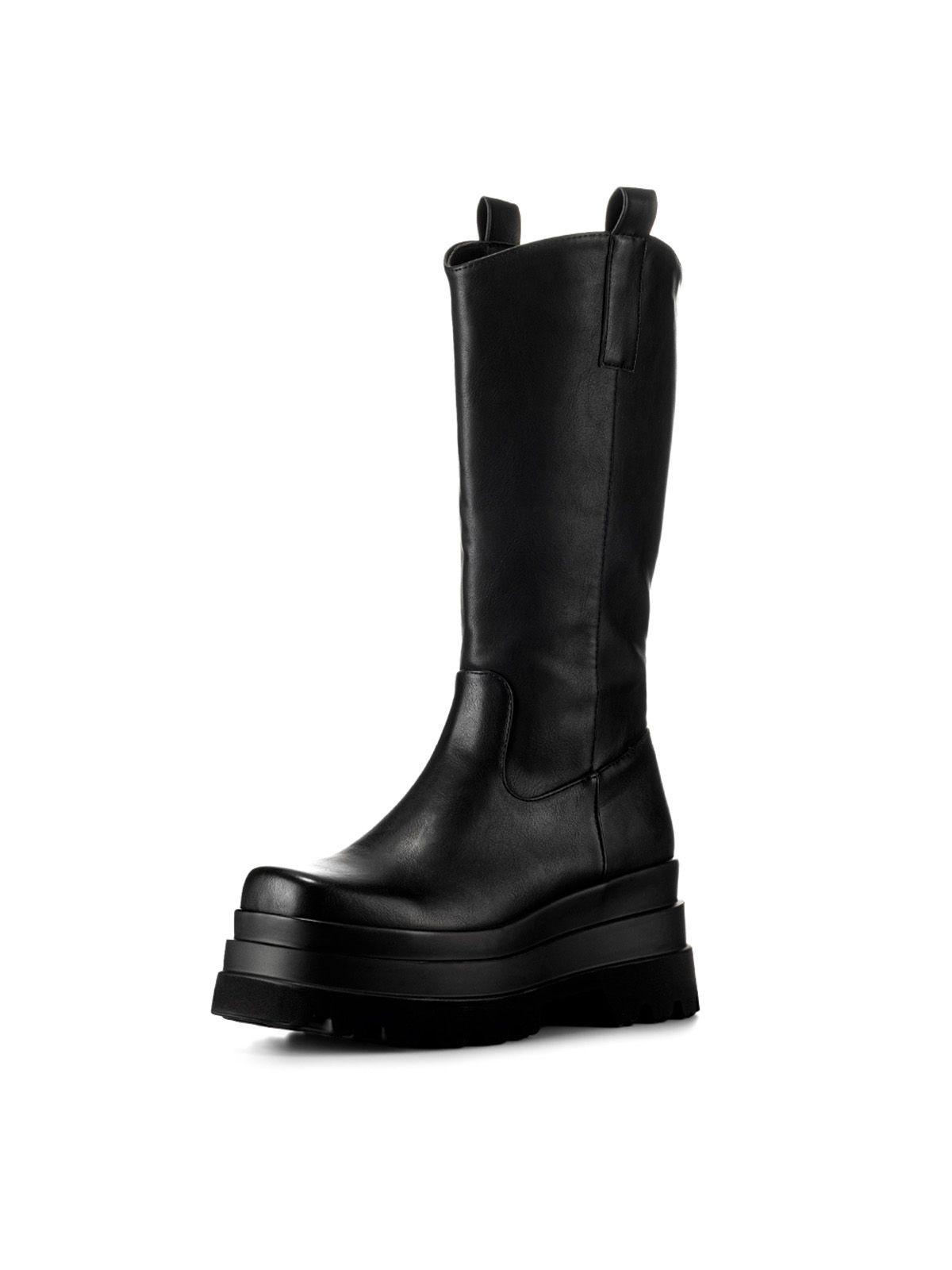 Bota Negro Casual Mujer Weide CZY580-0