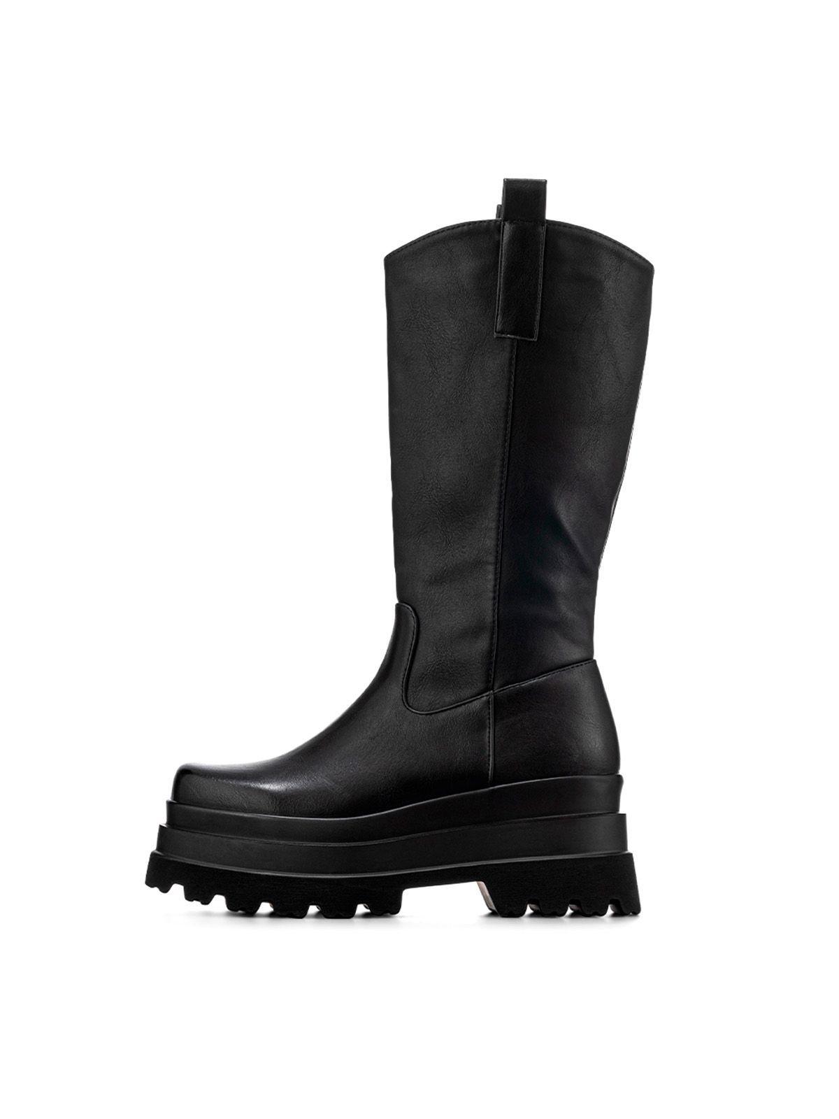 Bota Negro Casual Mujer Weide CZY580-1