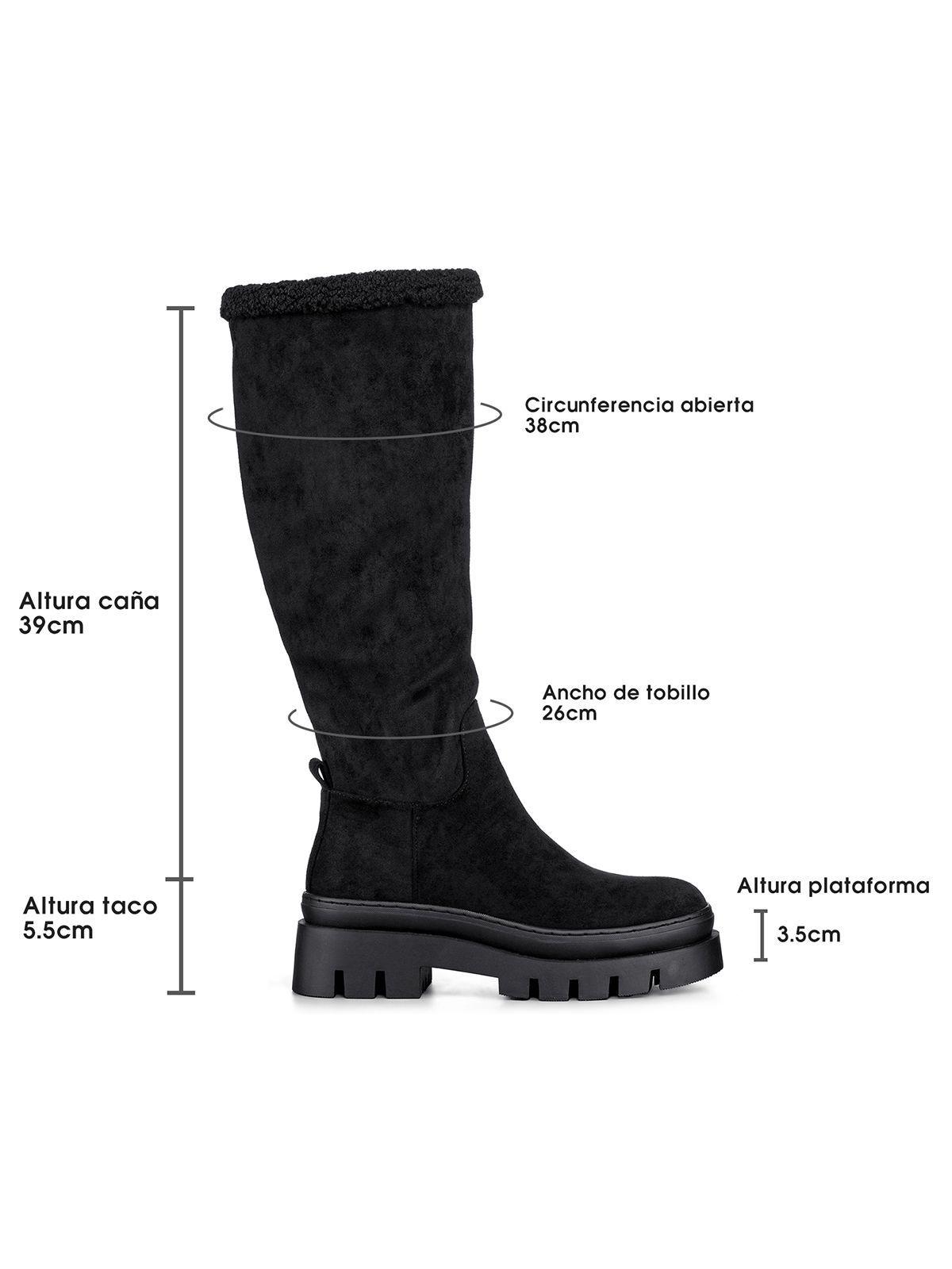 Botas Largas Mujer Casual Moda Gamuza Plataforma Weide HX511-6