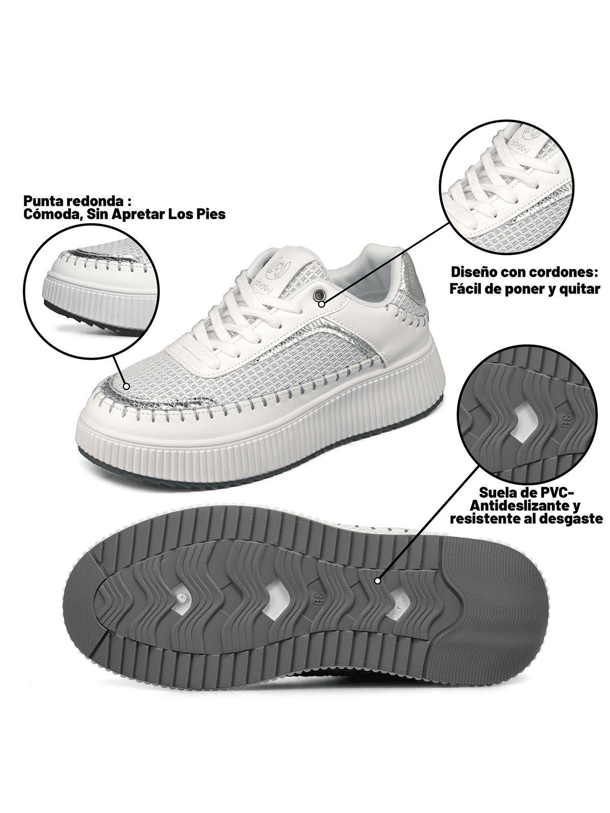 Zapatillas Urbanas Casual Cordones Mujer Weide HX520-8