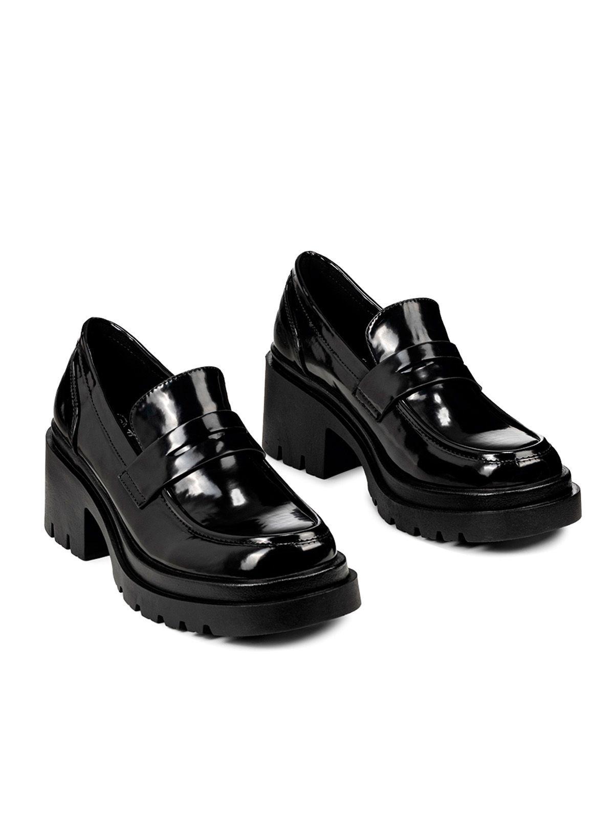Mocasin Negro Casual Mujer Weide LT126-4