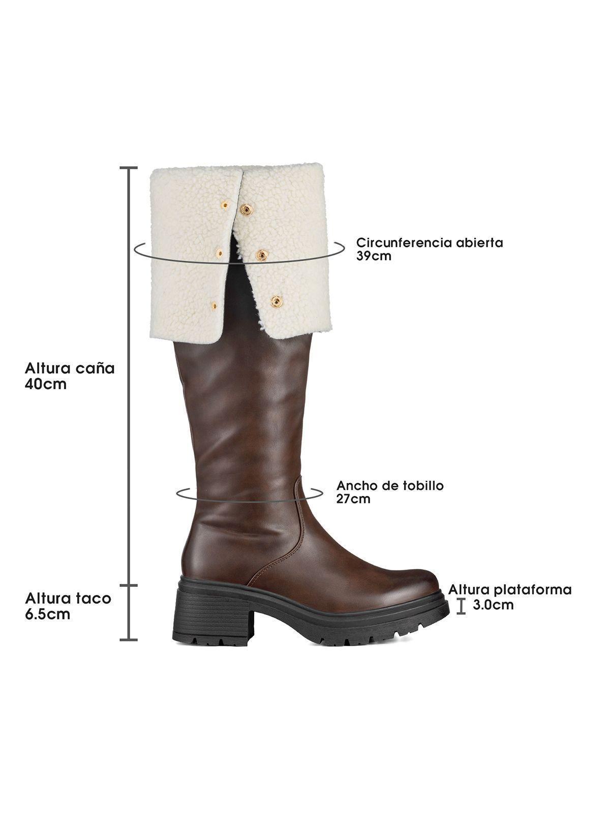 Botas Largas Mujer De Moda Comodo Tacon Grueso Weide CZY615-6