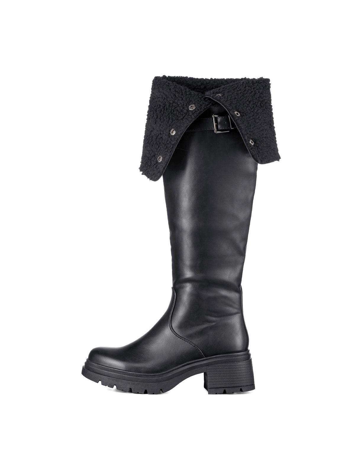Botas Largas Mujer De Moda Comodo Tacon Grueso Weide CZY615-5