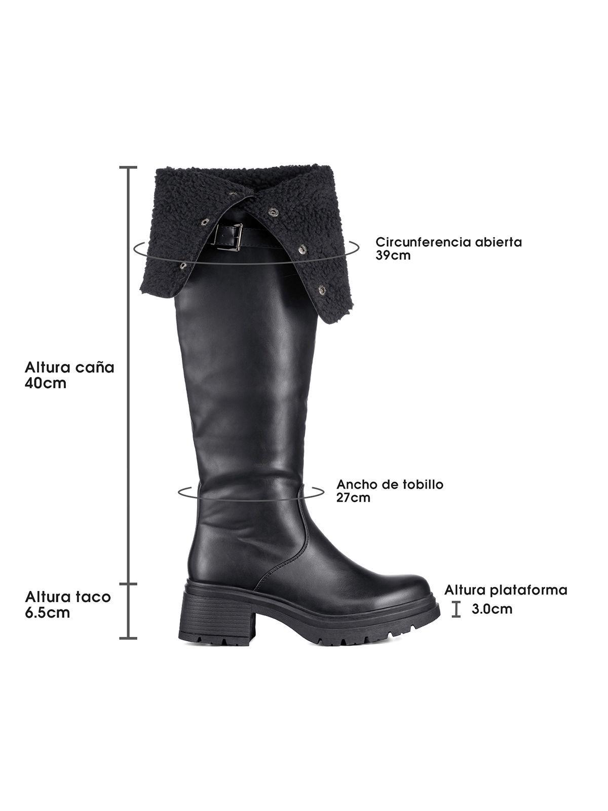 Botas Largas Mujer De Moda Comodo Tacon Grueso Weide CZY615-6
