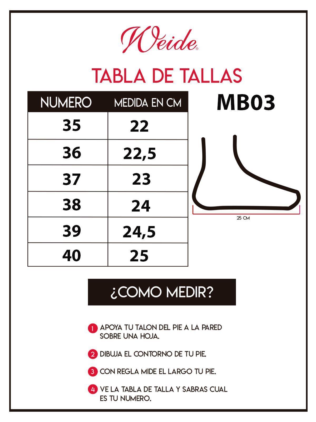Zapatilla Cailín Blanco Weide-3