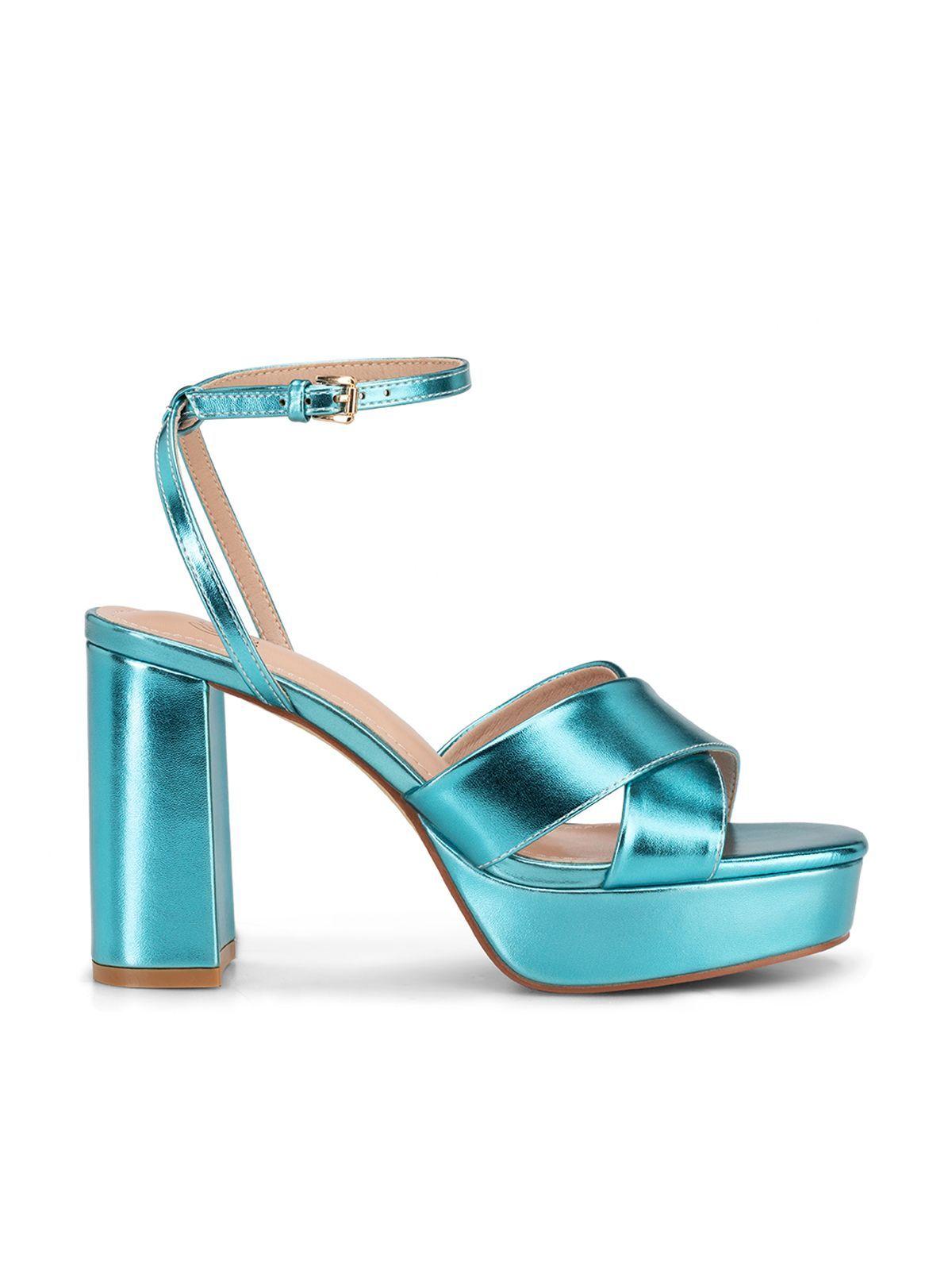 Sandalia Plataforma Azul Fiesta YJ26 Weide-1