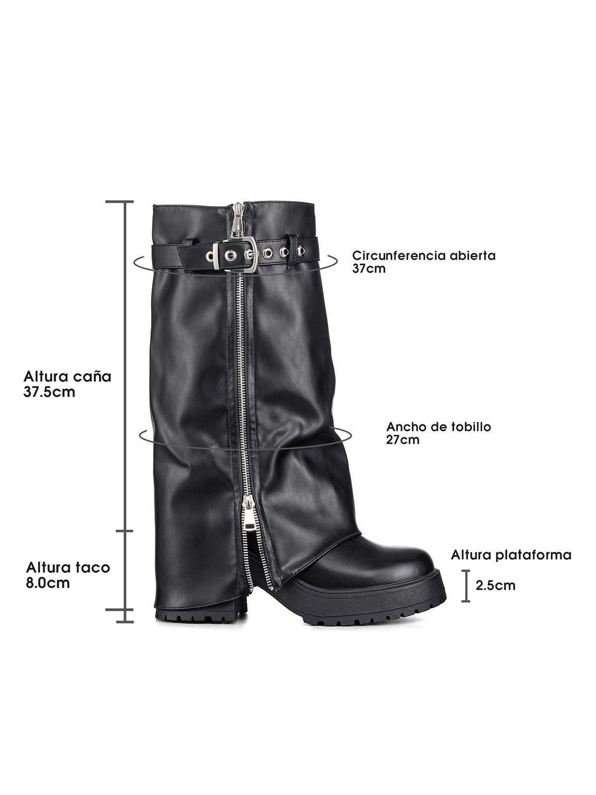 Botas Largas Mujer De Moda Eco Cuero Vintage Weide CZY603-6