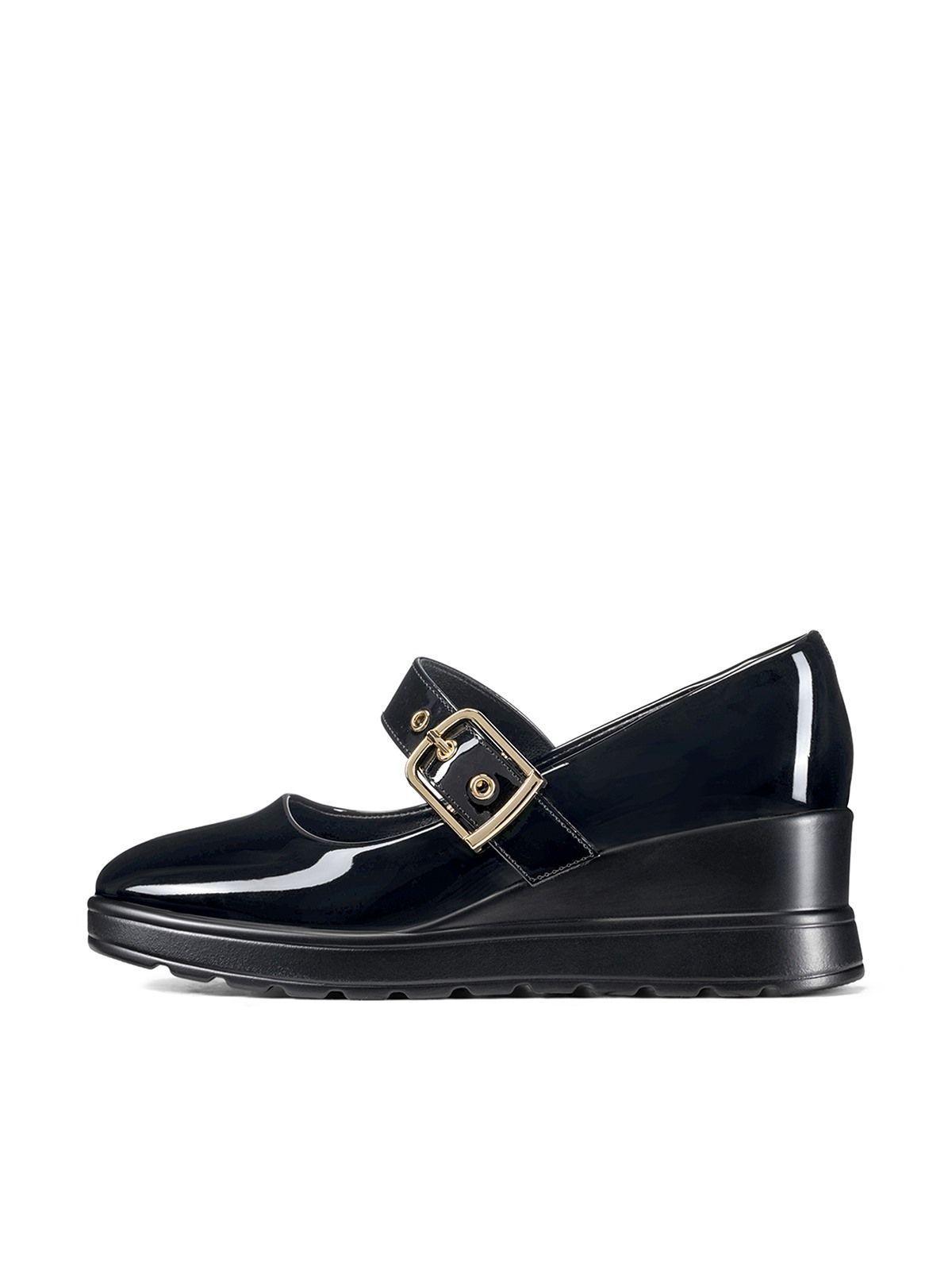 Zapatos Taco PU Acharolado Mujer Poggen Weide GH222-1