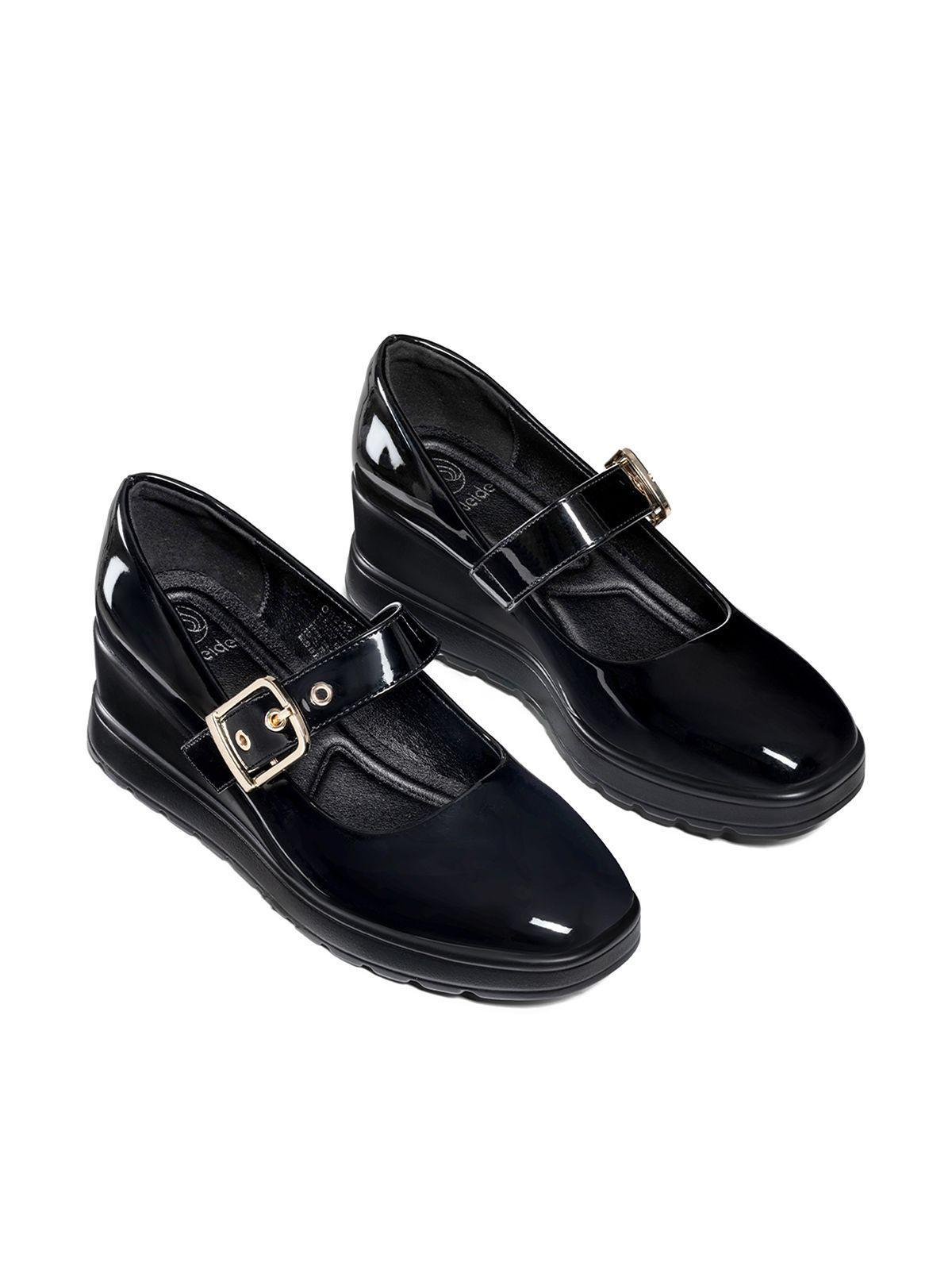 Zapatos Taco PU Acharolado Mujer Poggen Weide GH222-2