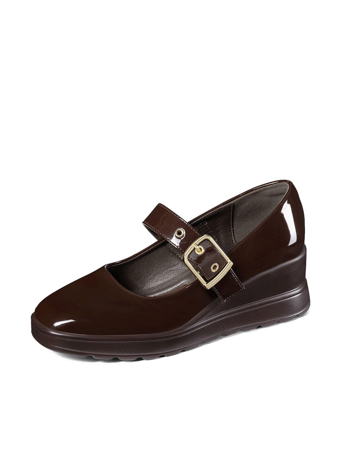 Zapatos Taco PU Acharolado Mujer Poggen Weide GH222-0