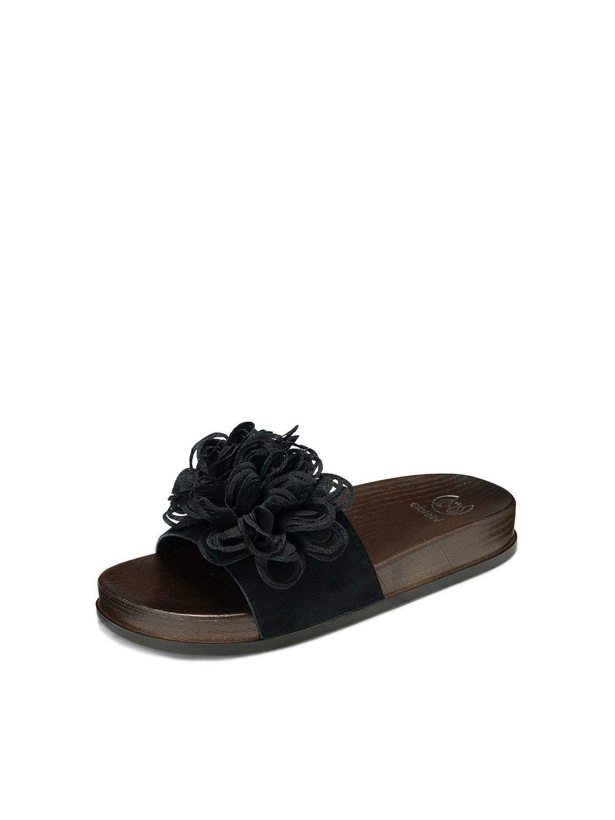 Sandalia tipo Chala PU Textil Mujer Plano Weide HY22-0