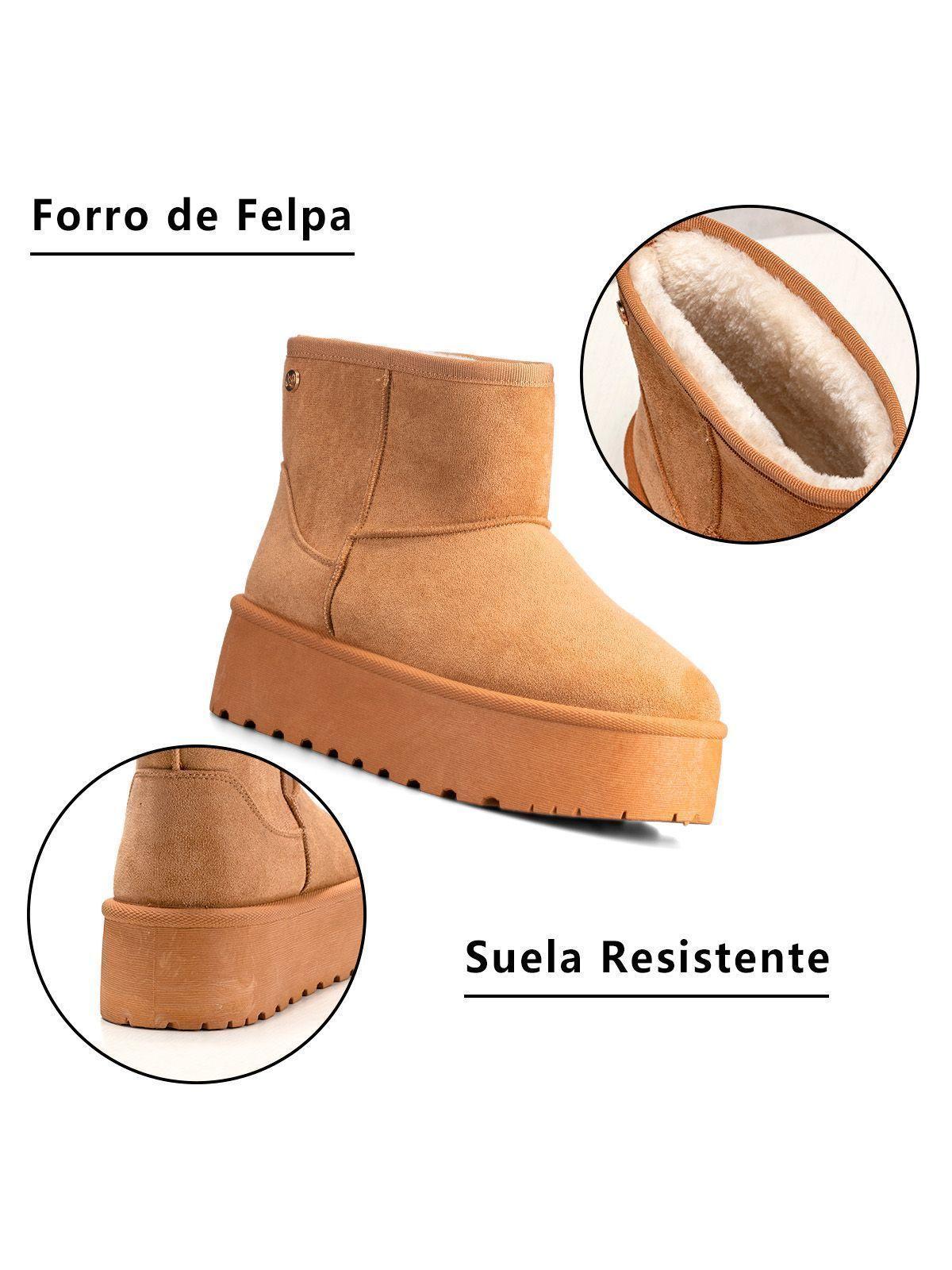 Botin Camel Casual Mujer Weide LT122-7