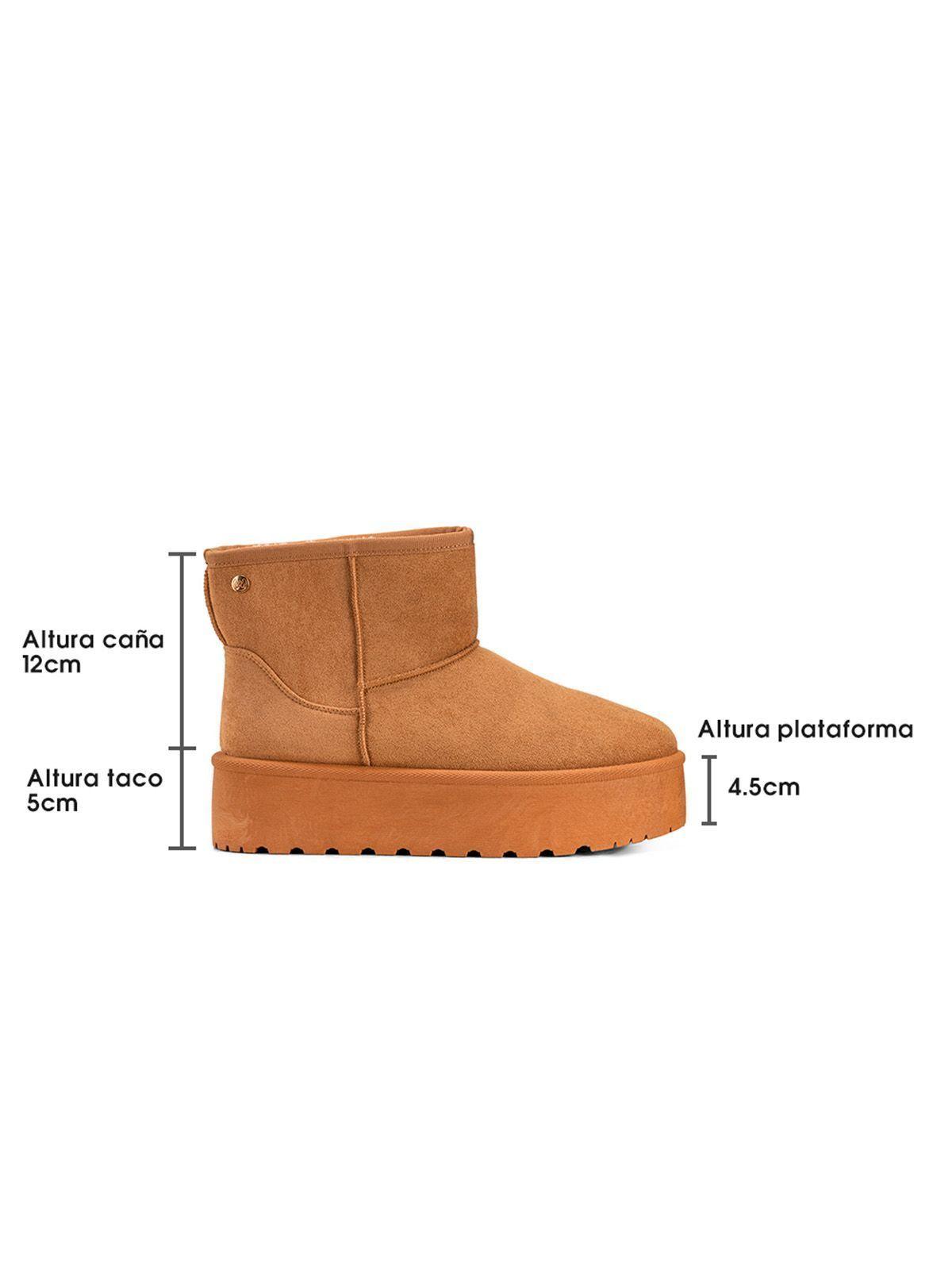 Botin Camel Casual Mujer Weide LT122-6