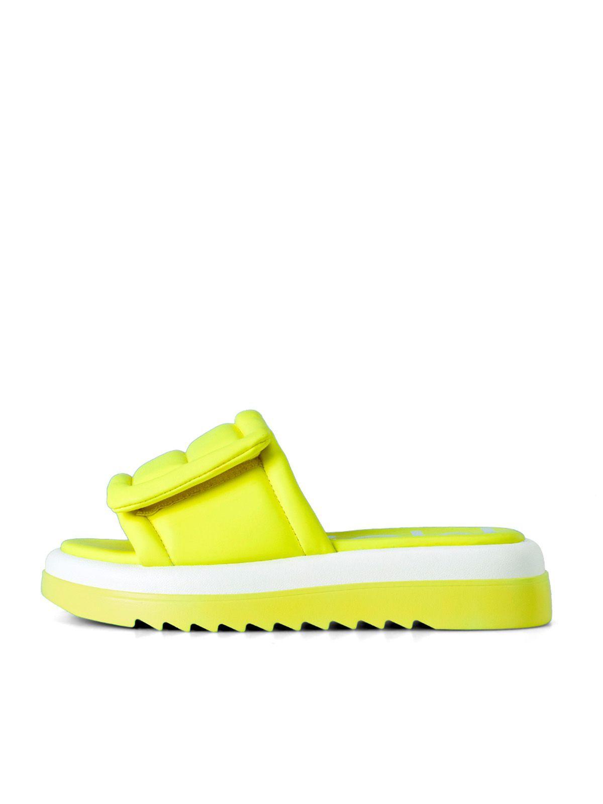 Sandalia Plataforma Amarillo Casual GH98 Weide-1