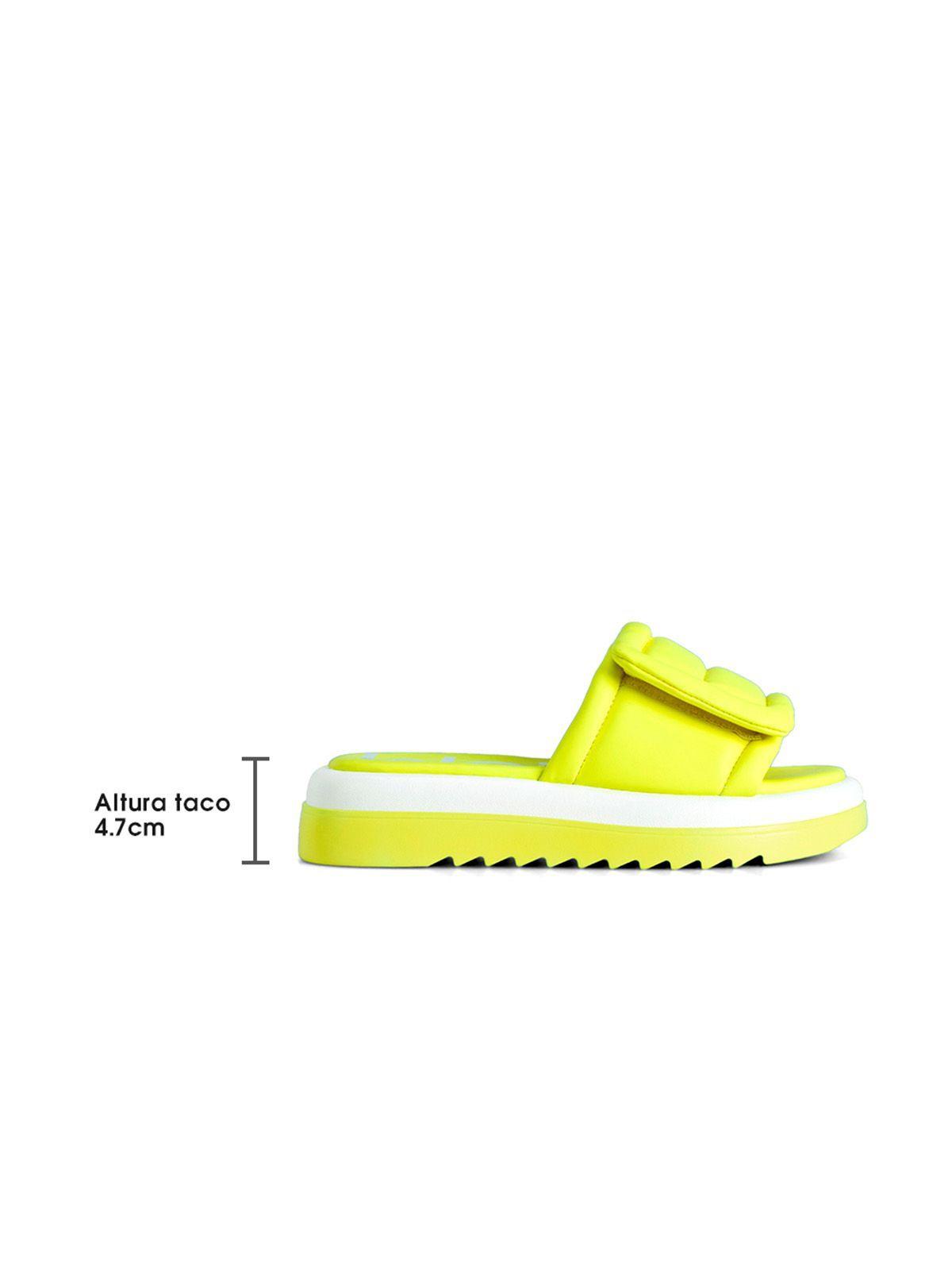 Sandalia Plataforma Amarillo Casual GH98 Weide-4