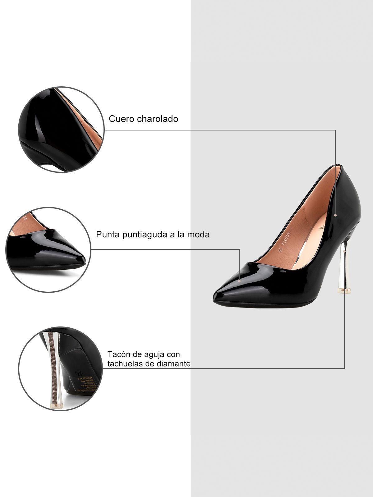 Zapatos Taco Negro Fiesta Weide YOU221-5