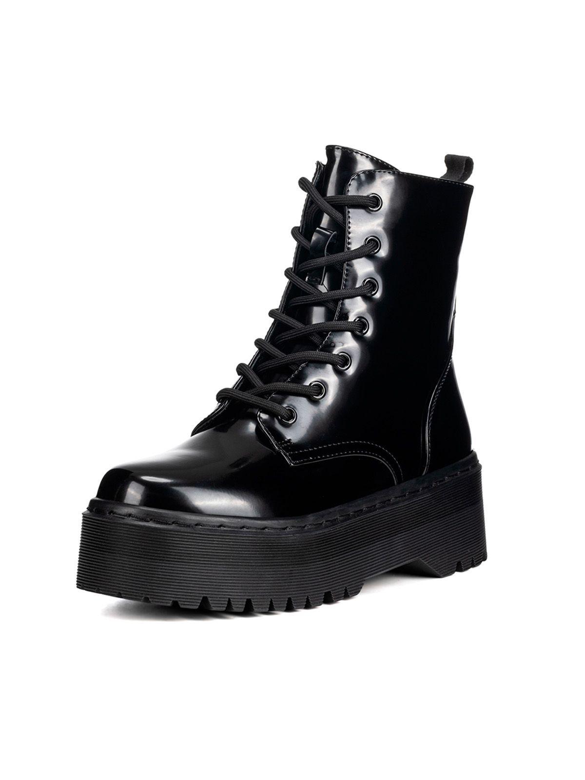 Botin Negro Casual Mujer Weide ZS35-0