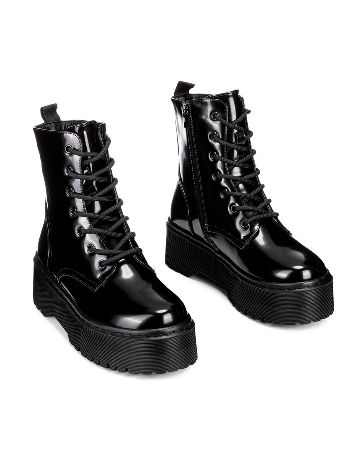 Botin Negro Casual Mujer Weide ZS35-4