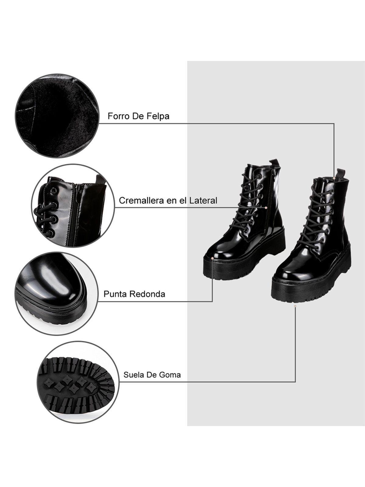 Botin Negro Casual Mujer Weide ZS35-6