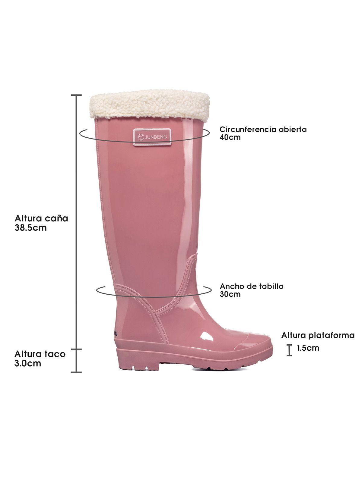 Bota De Agua Mujer Pvc Impermeable Comodo Moda Weide GH162-3